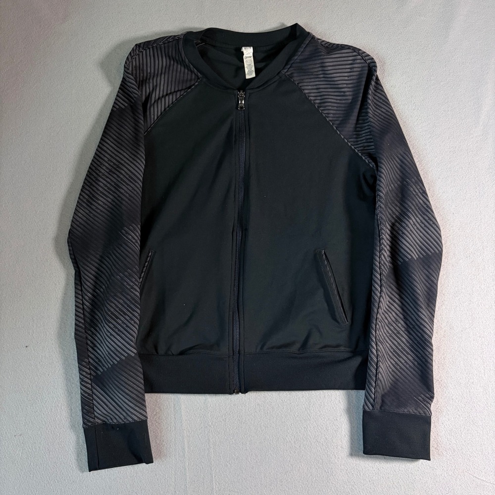 Under Armour Womens Allseason Full Zip Track Jacket Black Medium Semi-Fitted